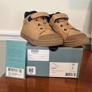 GUC Sz 8 TOMS tiny CUSCO Honey Synthetic Suede Toddler Boots